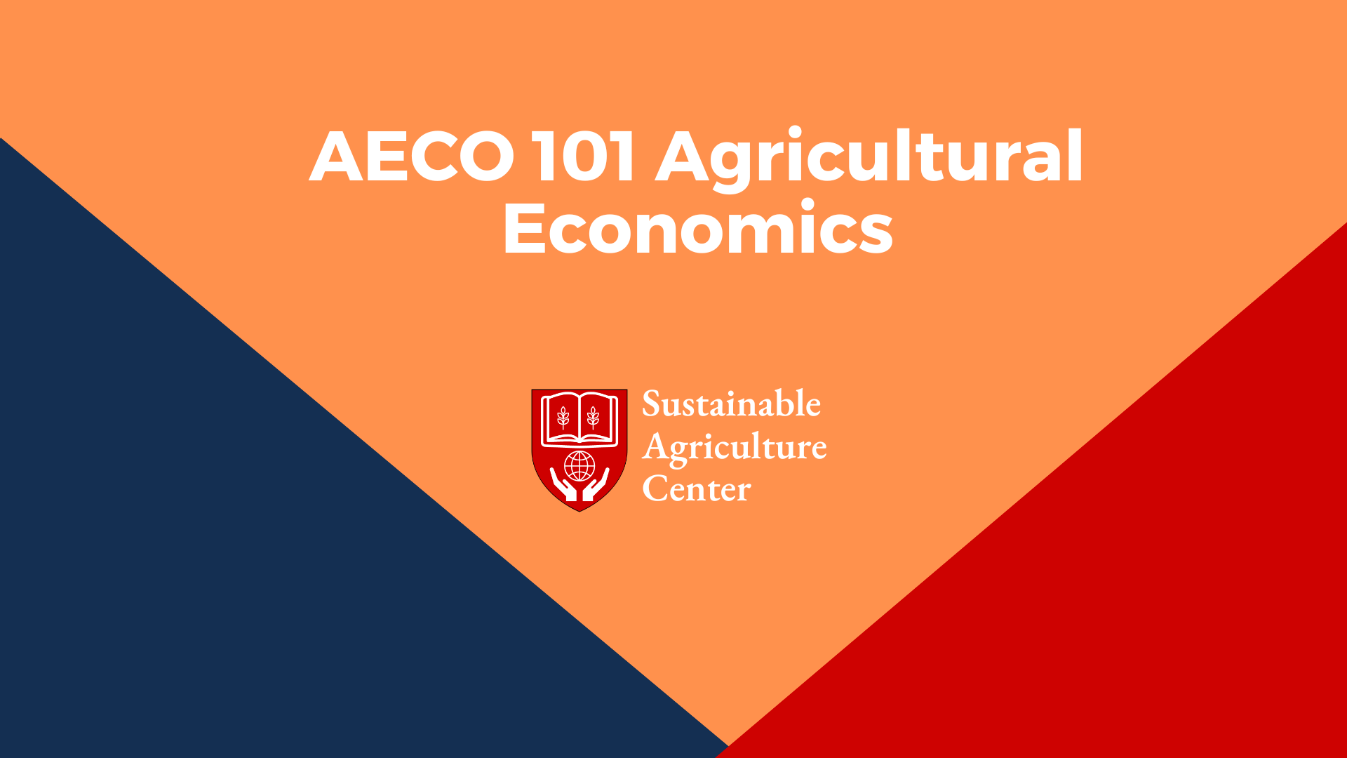 AECO101-Agricultural Economics